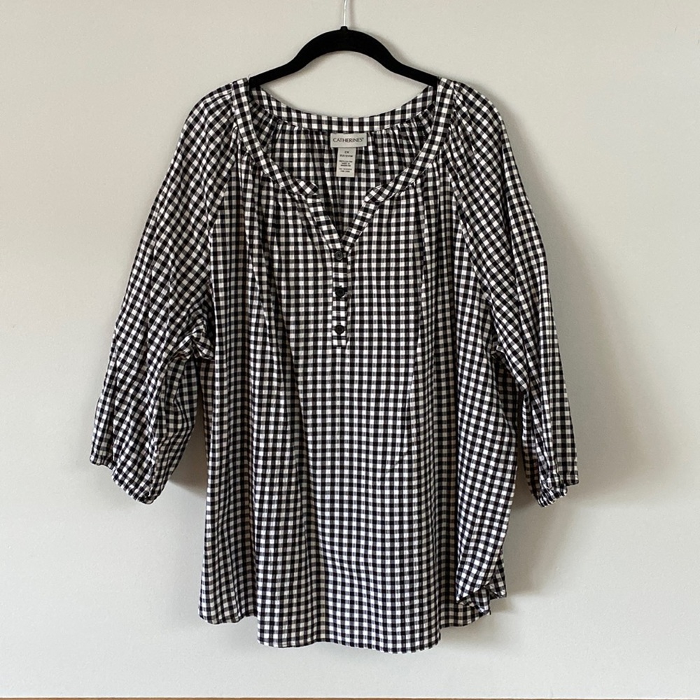 Catherine’s 2X cotton top